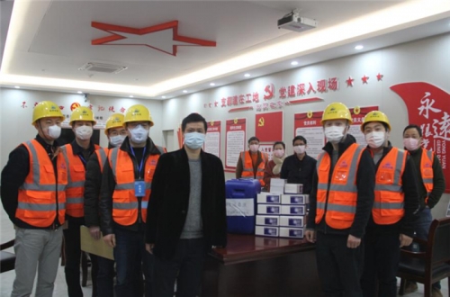 【防疫复工两手抓】尊龙凯时人生就是博·中国集团所属杭安公司领导赴之江实验室一期工程—园区工程（西区）机电安装项目部调研检查疫情防控和复工工作